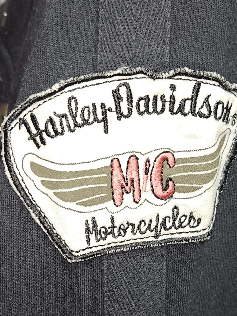 Harley-Davidson Black Zip-Up Sweatshirt - Picture 3 of 5